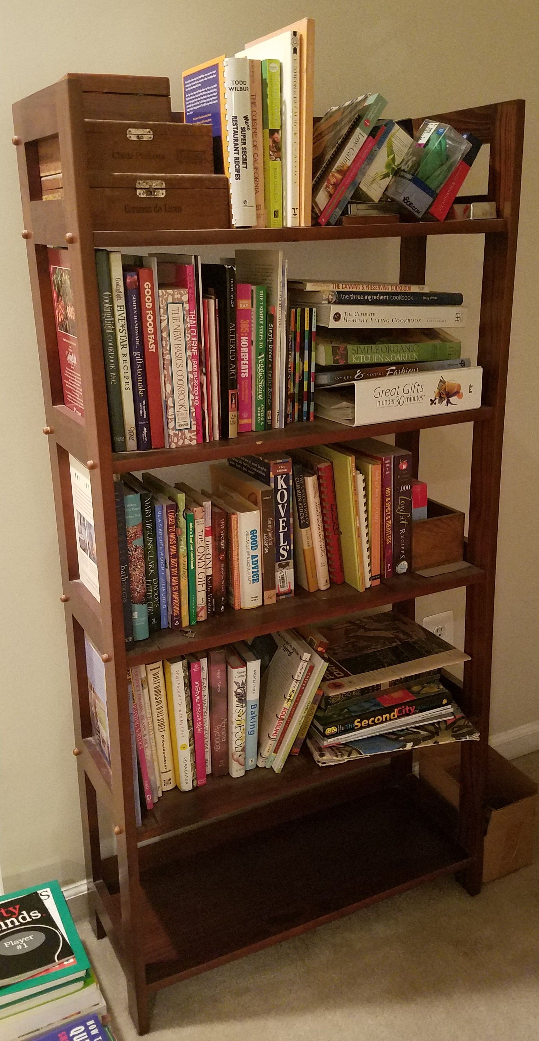 Dark Wooden Bookcase