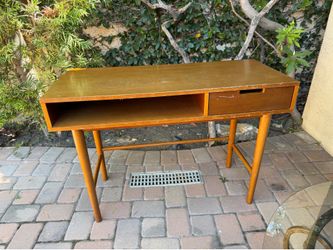 Tan colored desk