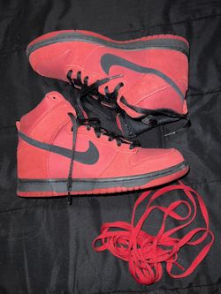 Nike Dunk High Gym Red Black 
