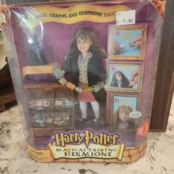 Magical Talking Hermione Harry Potter Chamber of Secrets Mattel WB 2002 New Doll