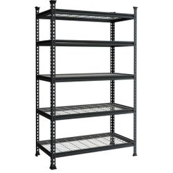 WORKPRO 5 TIER METAL WORK SHELF 36" 18" 72"