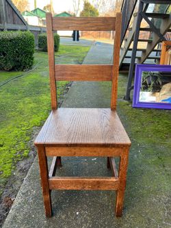 Vintage oak chair