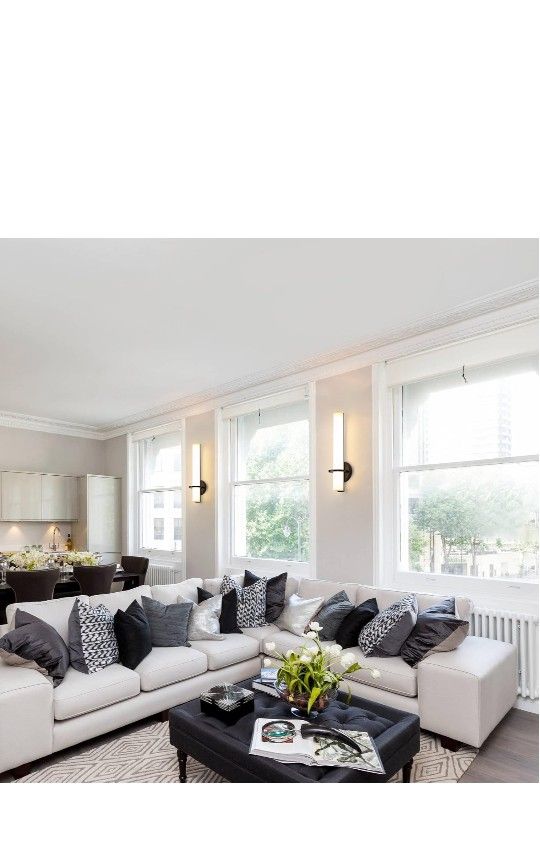 Black Sconces Wall Lighting, 18 inch LED