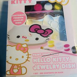 Hello Kitty Jewelry Dish -Paint Your Own  Jewelry 