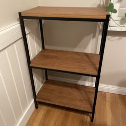 Wood and Metal Shelf