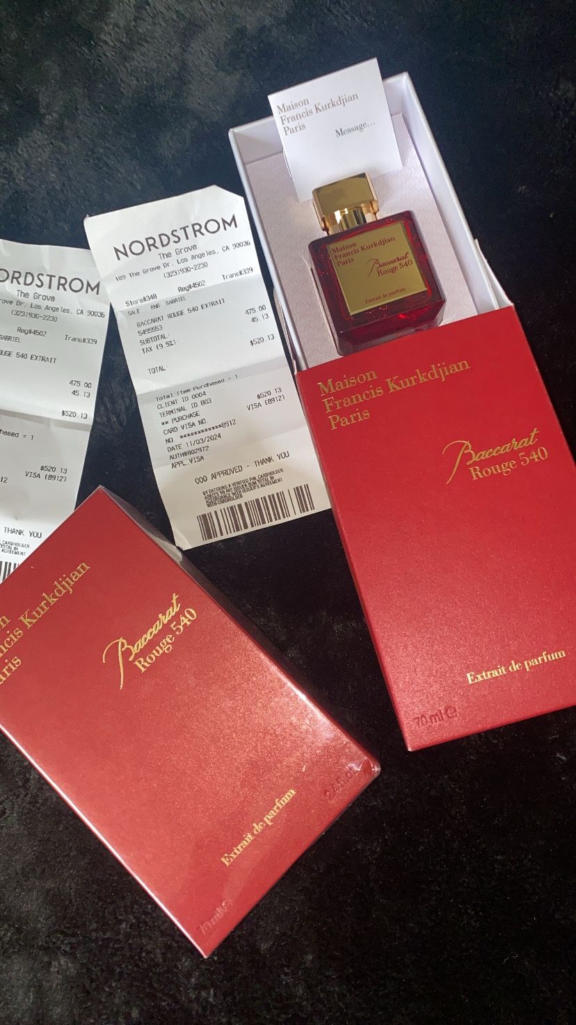 Maison Francis Baccarat Rouge 540 Brand New Sealed With Reciepts