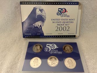 2002 US Mint 50 State Quarters Proof Set