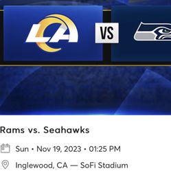 Rams Vs Seahawks