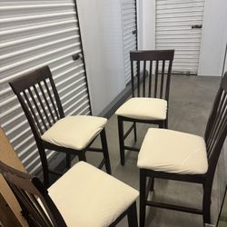 Counter height wooden dinning Set