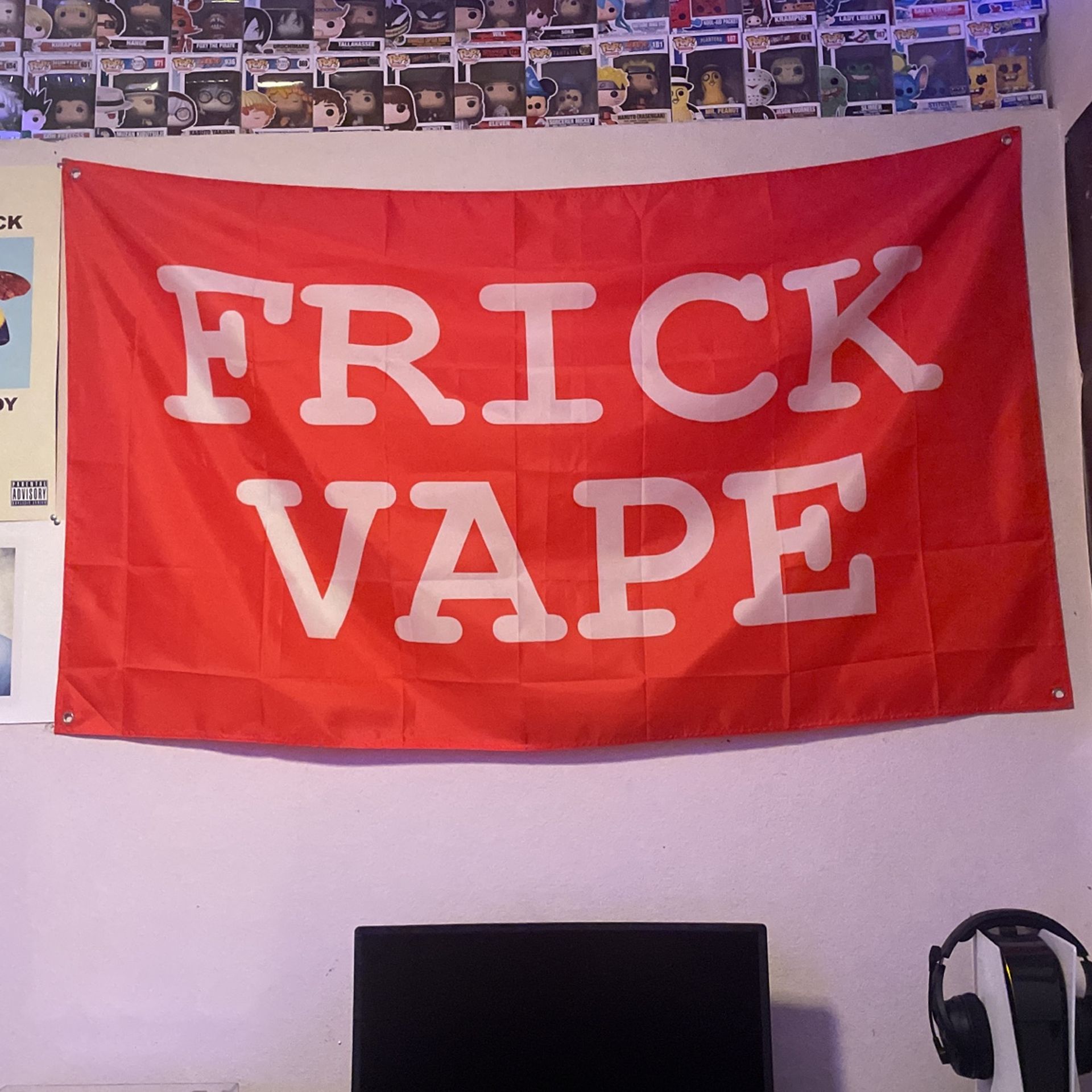 Baylen Levine “Frick Vape” Wall Flag