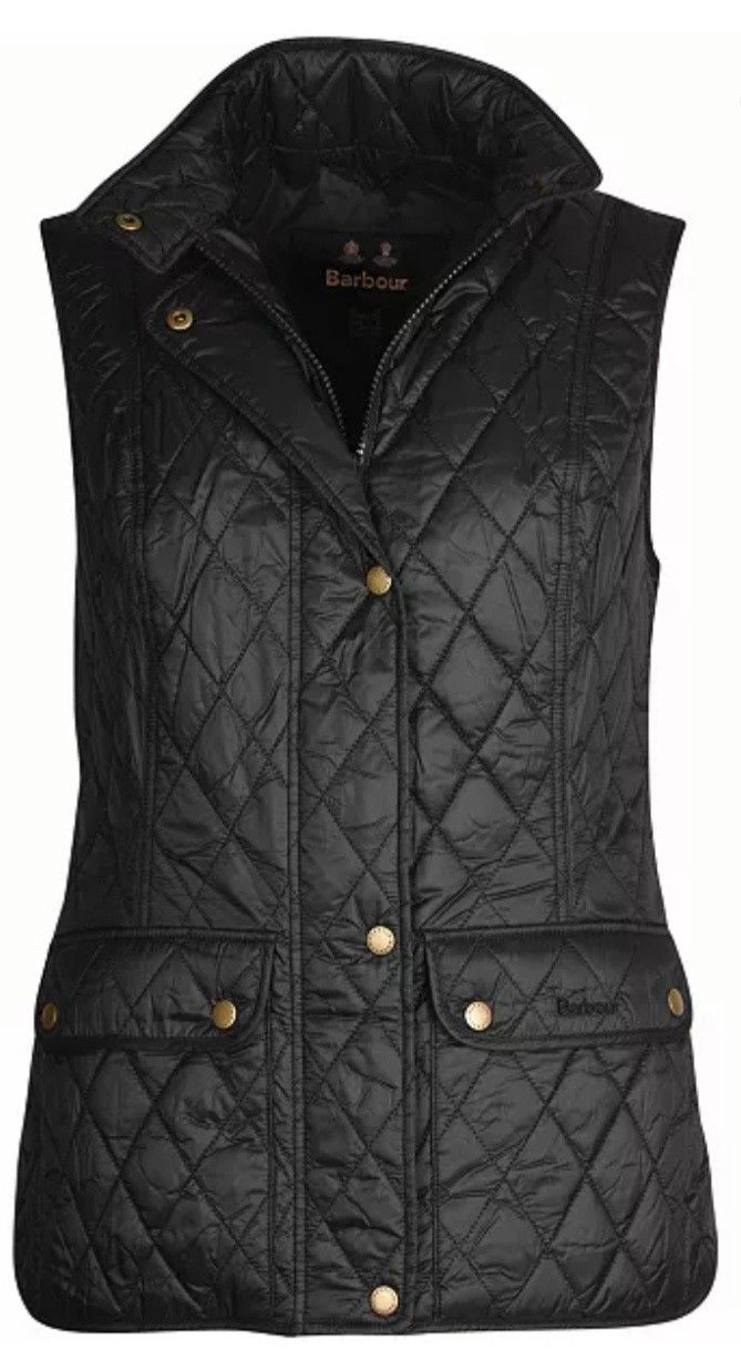 Barbour Cavalry Gilet Women's Vest Black Color US Size 8