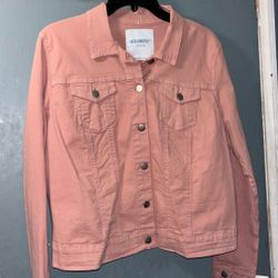 Andrea Jeans Pink Jean Jacket