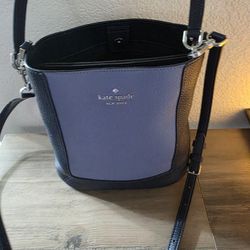 Blue Kate Spade Purse And Matching Wallet 
