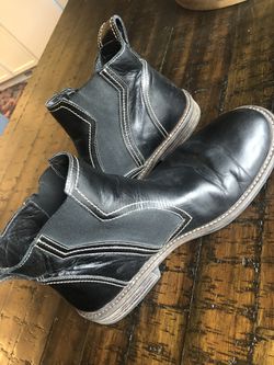 NAOT Black Leather Boots Men’s 43