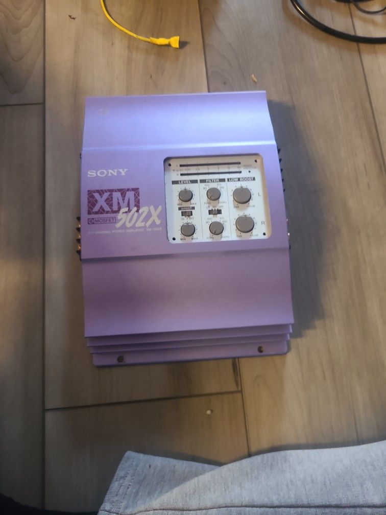 Sony XM-502X 2/1 Channel Power Amplifier