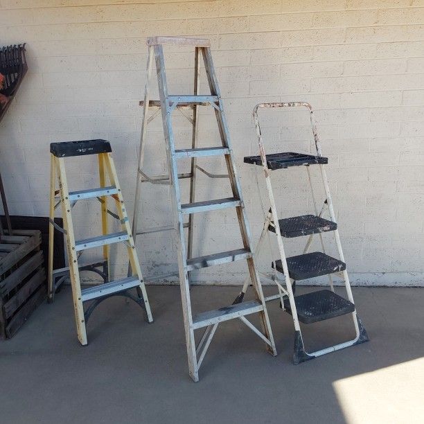 Assorted Ladders (Non-Wood) - $30 to $40 Each