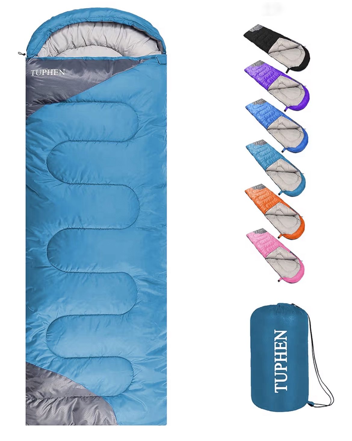 tuphen- Sleeping Bags for Adults Kids Boys Girls Backpacking Hiking Camping Micr