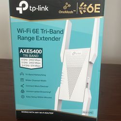 TP Link Wi-Fi 6E Tri-Band Range Extender