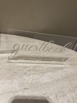 Acrylic Guest Books/ Gifts & card Signs