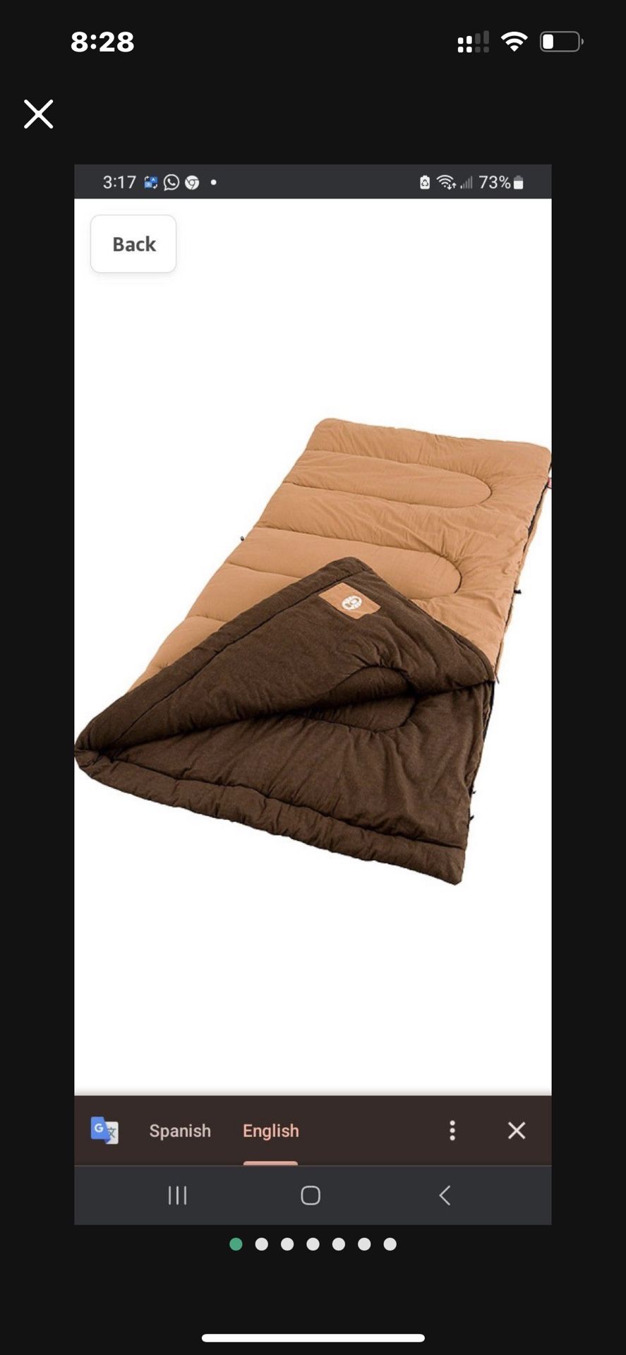Coleman Dunnock Sleeping Bag