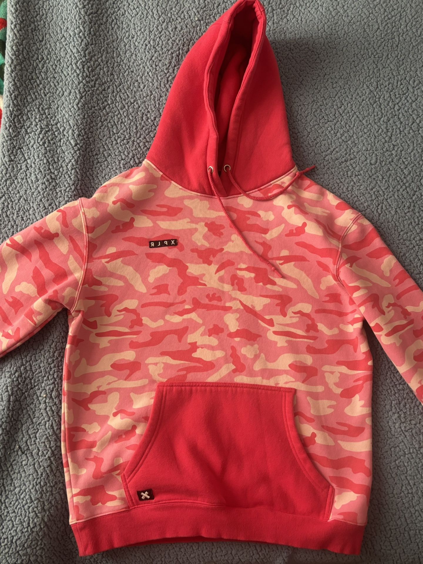 XPLR Season 2 Pink Camo Hoodie Sam and Colby Merch Long Sleeve