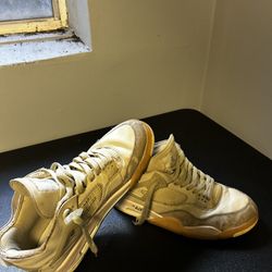 Off-White x Air Jordan 4 Retro SP “Sail” 