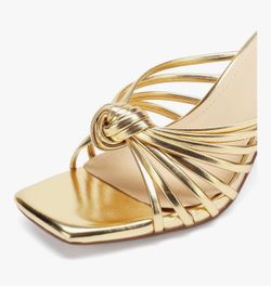 Gold Kitten Heel