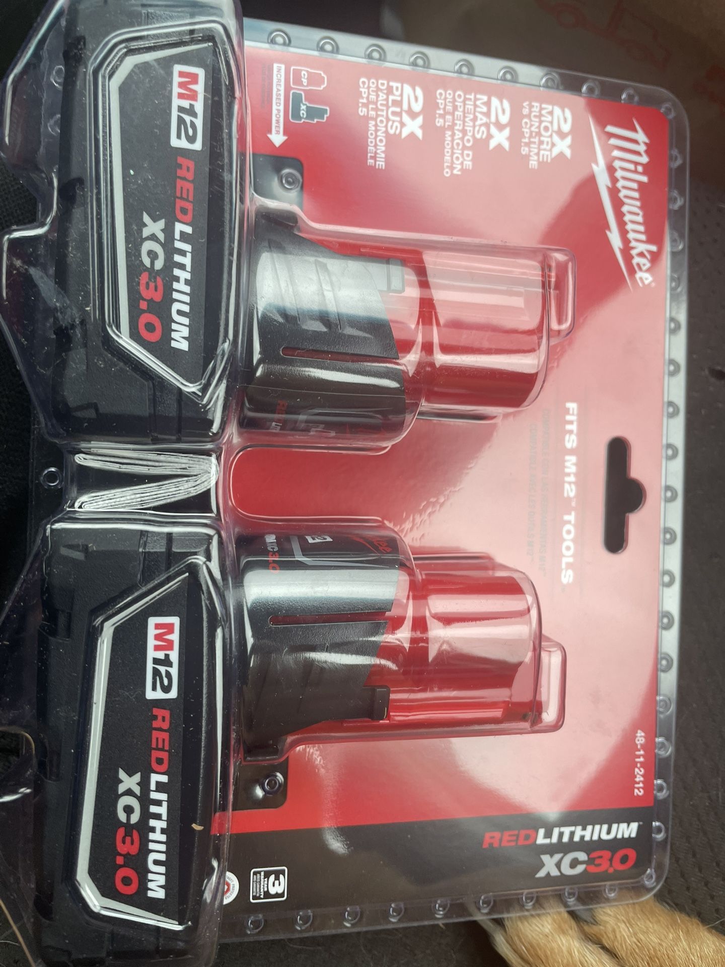 Milwaukee M12 (3.0x2) New *Genuine Milwaukee*