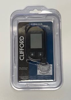 Clifford 2-Way LCD Remote Control - remote start - car key fob