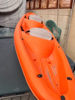 Tandem pelican kayak