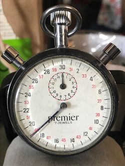 Vintage Premier Rattrapante Manual-Wind Stopwatch ⏱