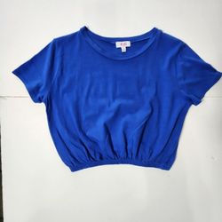 Girl's Crop Top T-Shirt Size: M