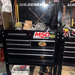 2 Tool Boxes On Wheels With Tools 
