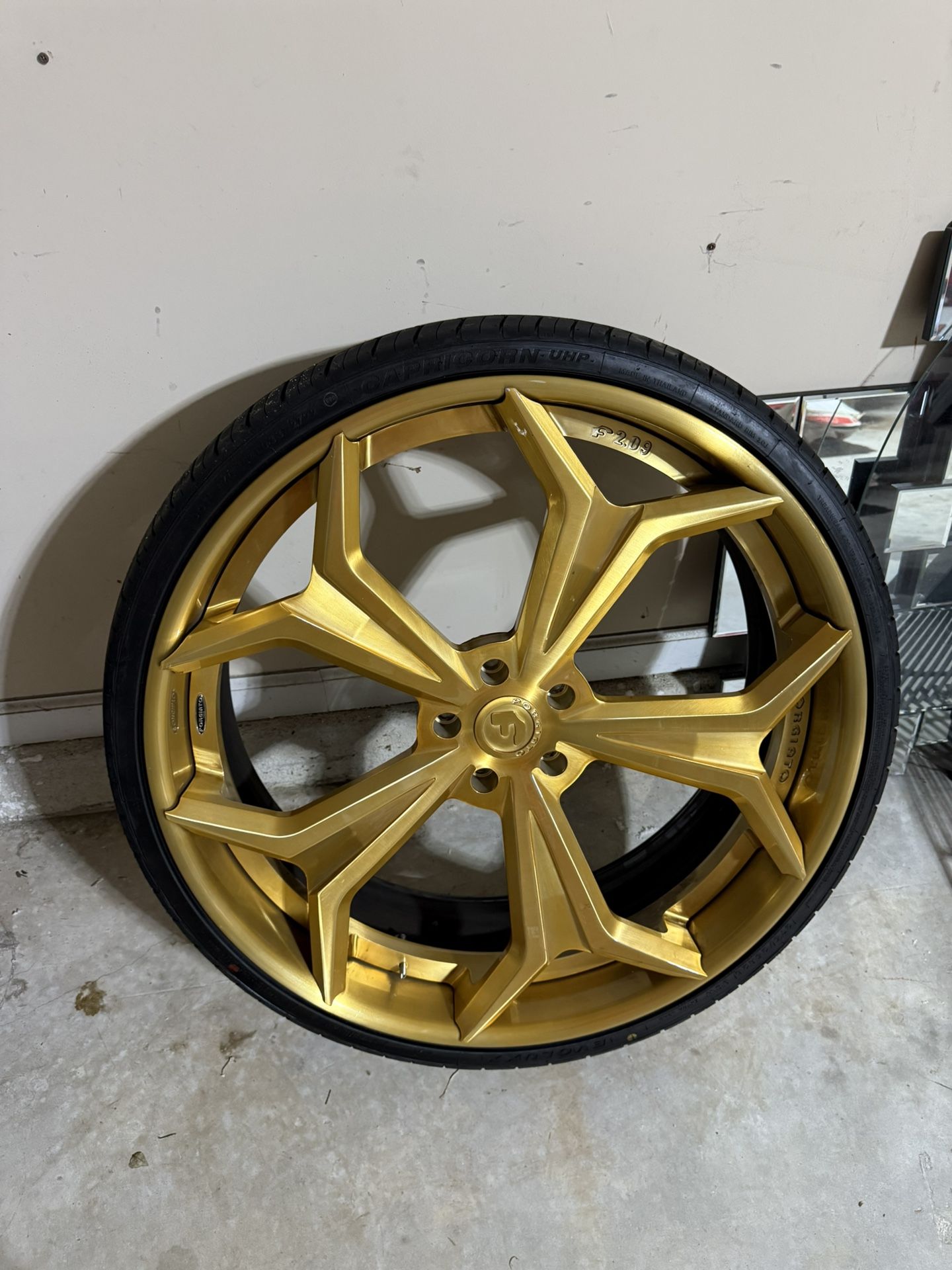 26” Forgiato Ecl Rims Gold