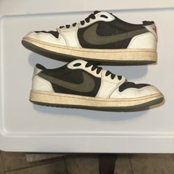 Travis Scott Jordan 1 Low Olive Cactus Jack 