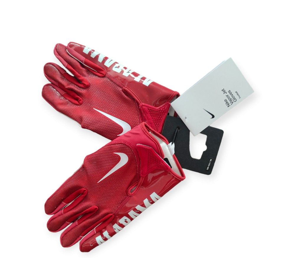 Nike Alabama Crimson Tide Football Gloves Team Issued Vapor Knit