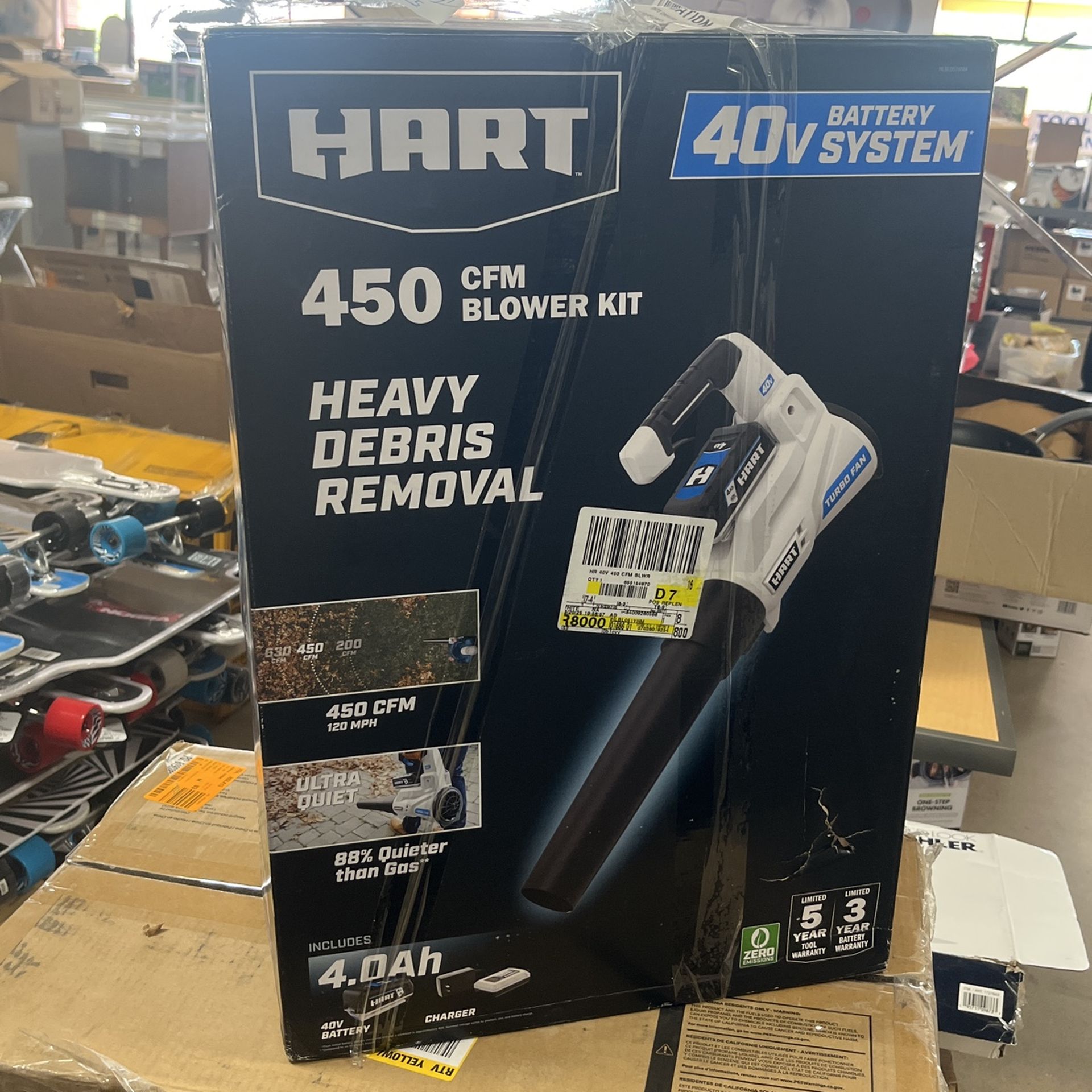 Hart 40v Heavy Debris Blower