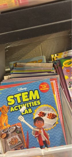 Disney STEM Activities Lab and more activity books LOT