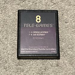 Canyon Bomber Sea Bomber (Atari 2600, 1978) Cartridge Only Tested