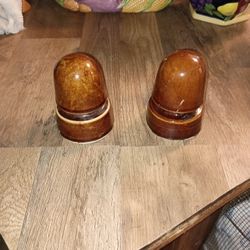 Vintage Porcelain Brown Glass Insulators Telephone Poles