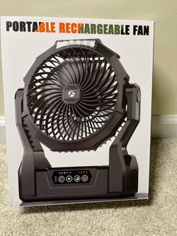 Portable Rechargeable Fan