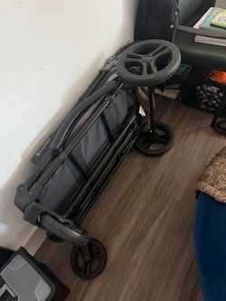 Baby Trend Stroller Folded Gray