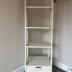 White Wooden shelf 