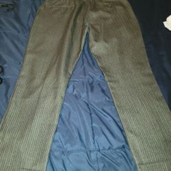 Perry Ellis Dress Pants Gray 38x30 Slim Fit