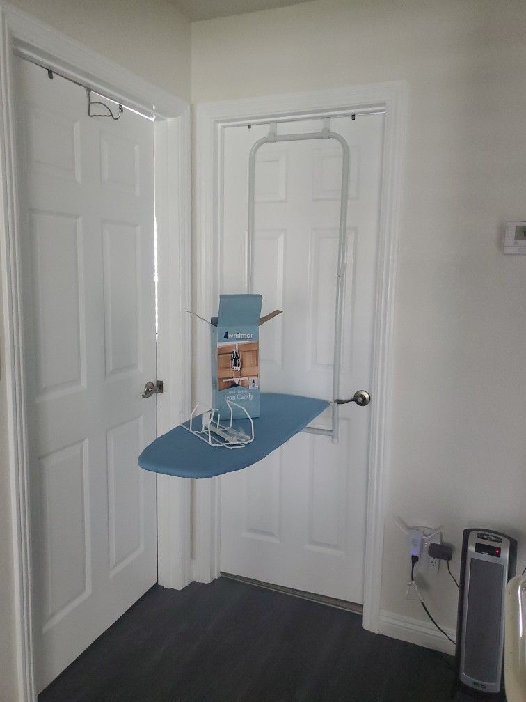 Honey-Can- Do Door Hanging Ironing Board, White