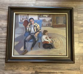 Large Framed Painting