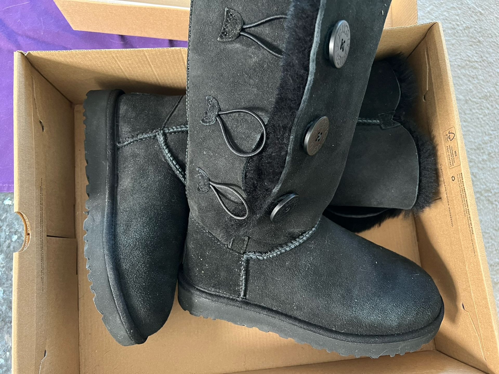 Ugg Size Six High Boots.