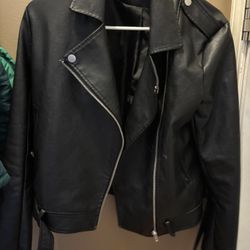 Small Leather Biker Jacket