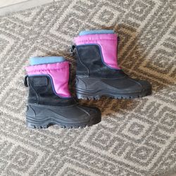 Girls Kids ITASCA Leather/suede Snow Boots Size 13