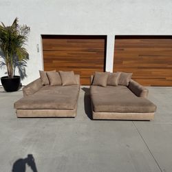 Custom Large Chaise Sofas 